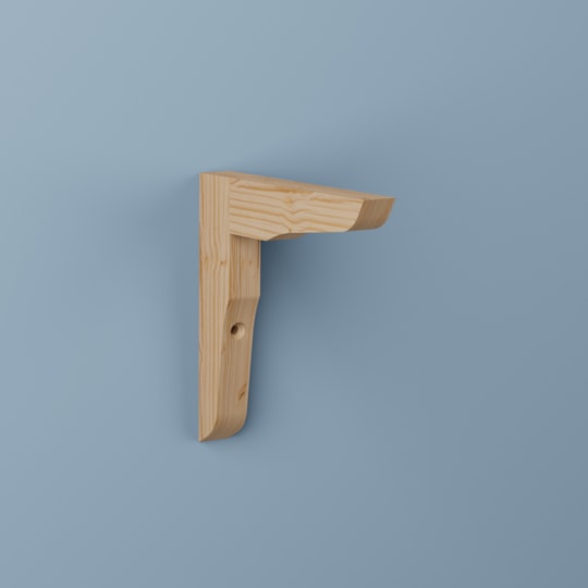 Konsol Tomas Obehandlad, Furu ,150x150mm