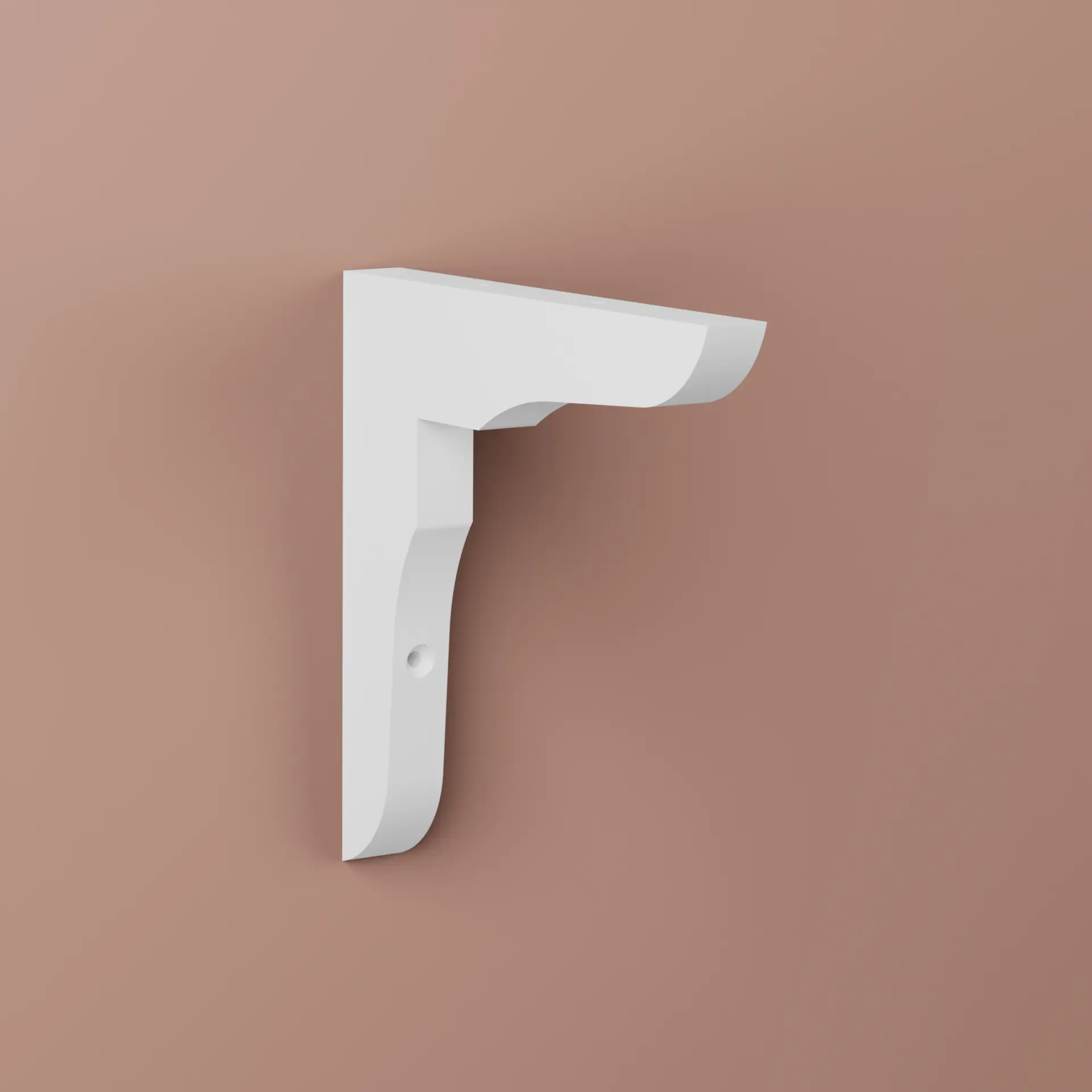 Konsol Tomas Vit, Furu, 180x180mm