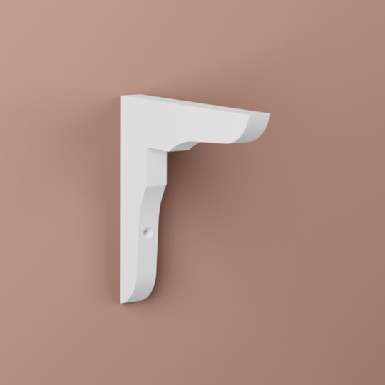 Konsol Tomas Vit, Furu, 180x180mm