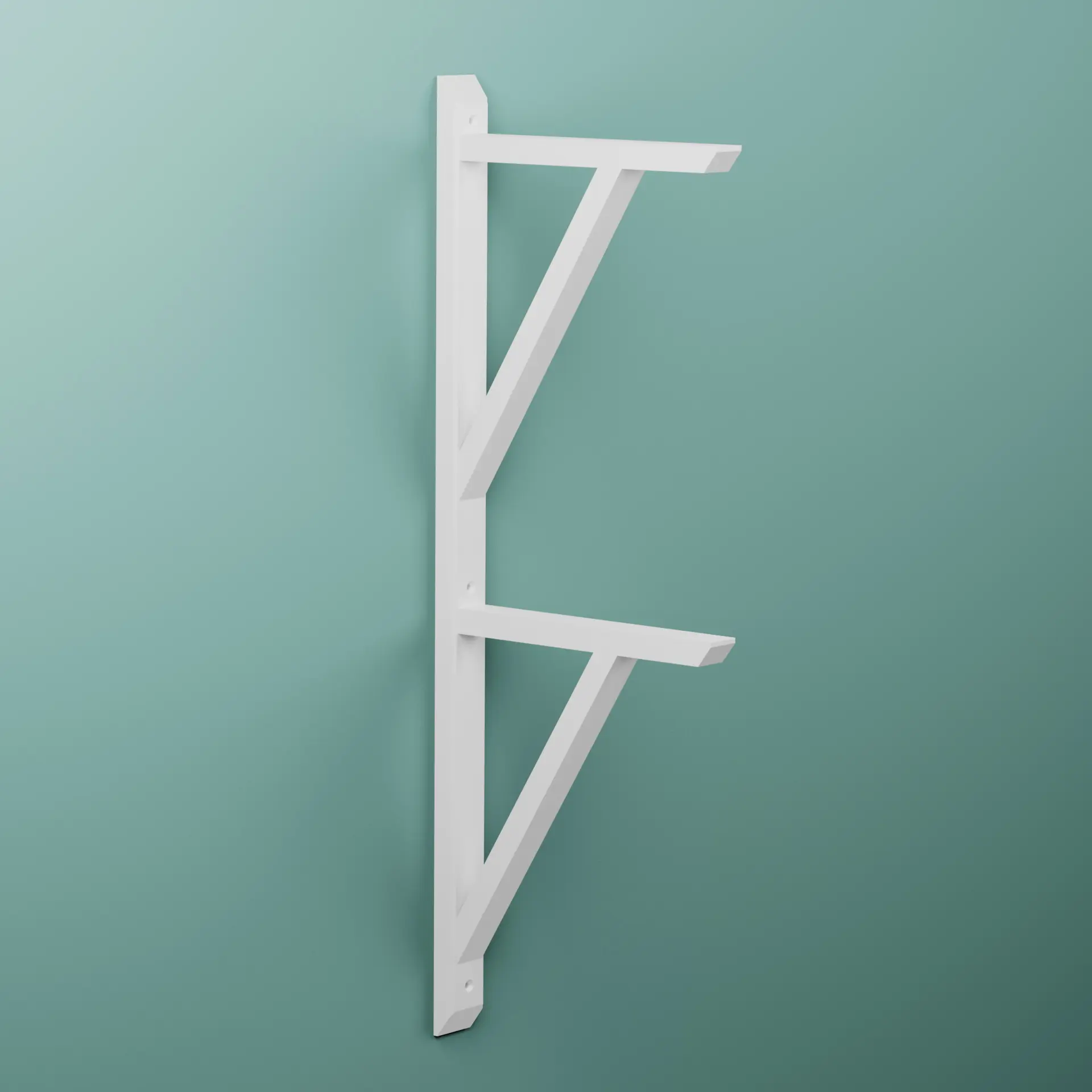 Konsol Tvilling Carl Vit, Furu, 250x760mm