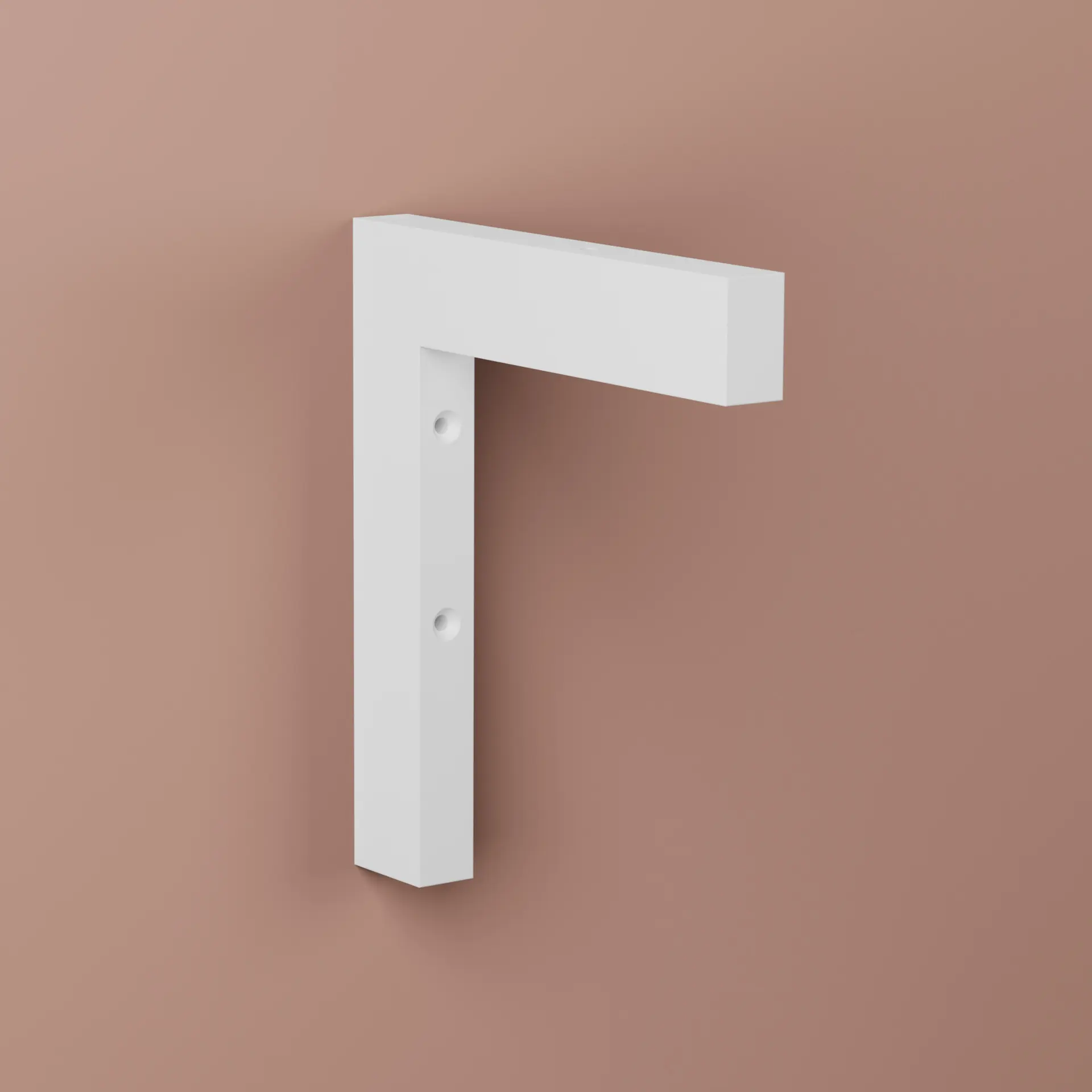 Konsol Viktor Vit, 180x200mm