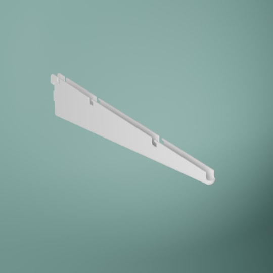 Konsol För Trådhylla Vit, 405x67mm