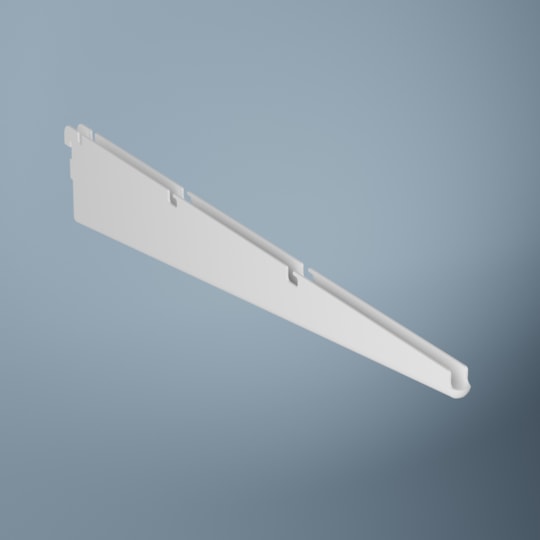 Konsol För Trådhylla Vit, 405x67mm