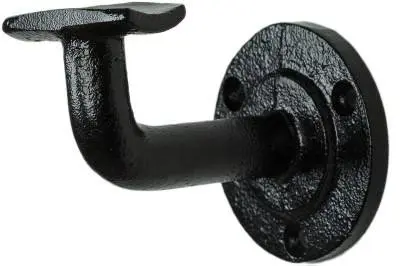 Ledstångskrok 744 Metall, Svart