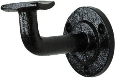 Ledstångskrok 744 Metall, Svart