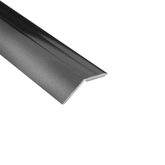Nivålist Fix Aluminium, Grafitgrå, 2000x45x16mm
