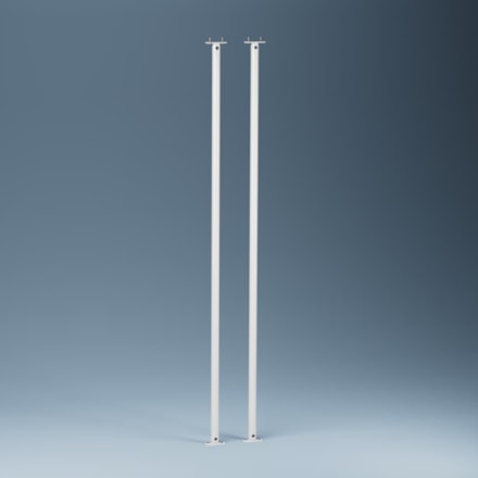 Räckespelare New York 1005mm, Aluminium, Vit