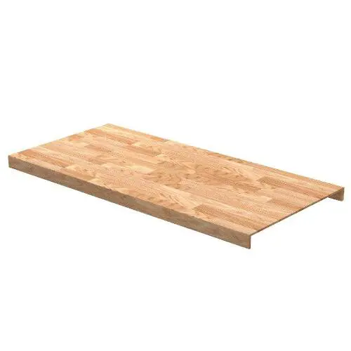 Dubbelsteg Trapp Classic Grundoljad Ek, 1800x48x12mm