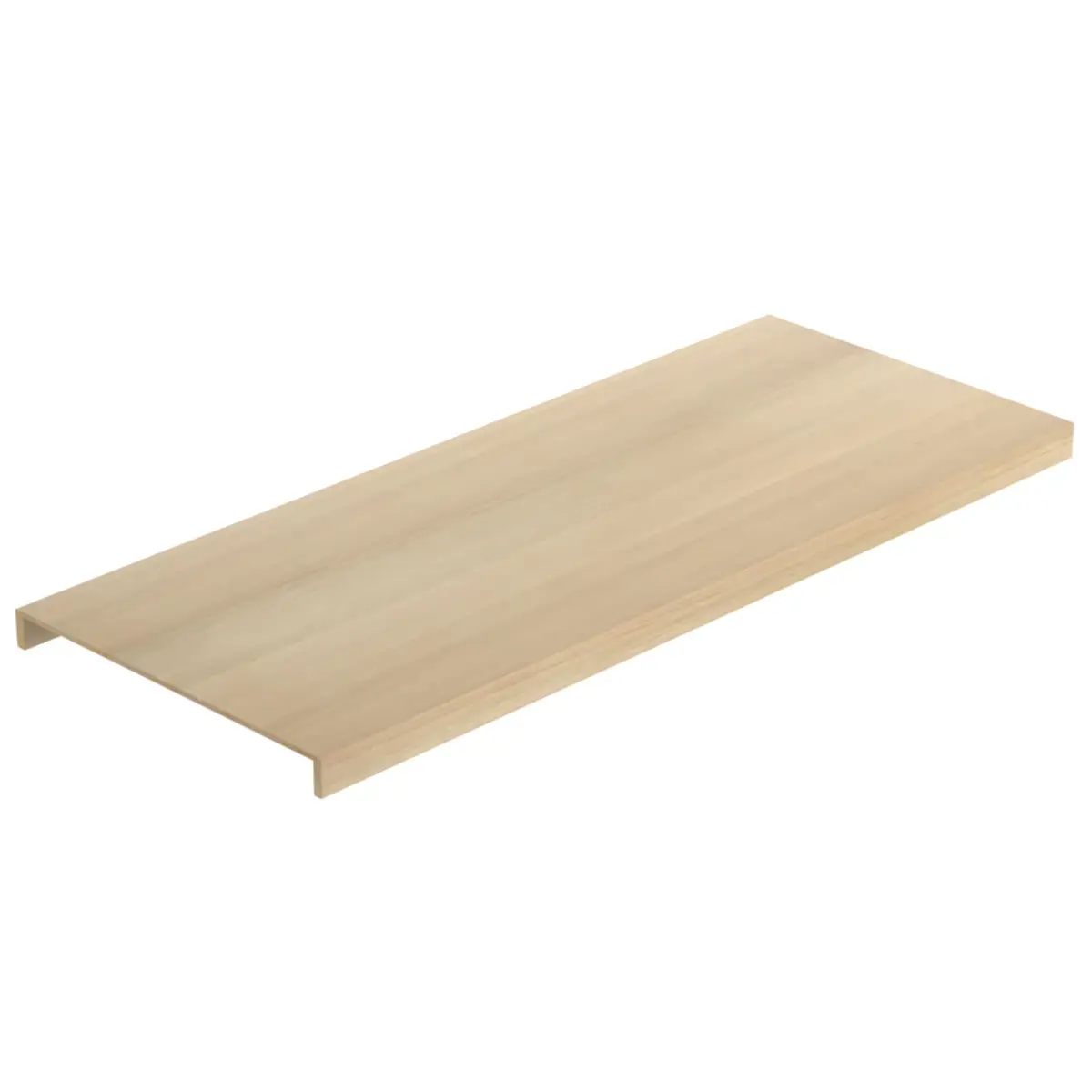 Dubbelsteg Premium Trapp Nordic White Lackad Ek, 1450x590x8mm