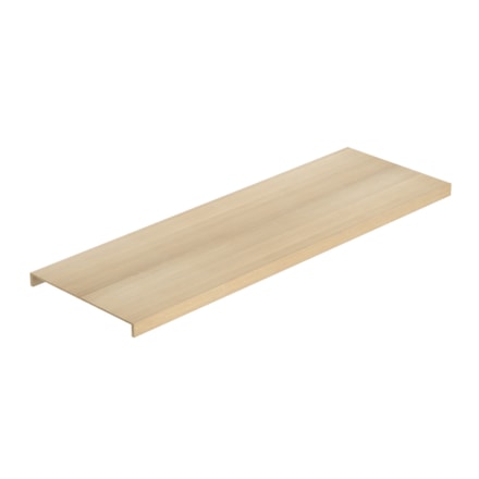 Dubbelsteg Premium Trapp Nordic White Lackad Ek, 1800x590x8mm