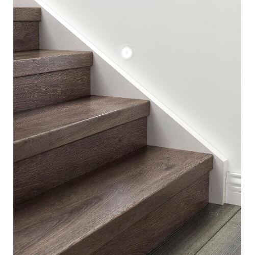 Enkelsteg Trapp Trend 70% Pefc Laminat, Mörk Ek, 1000x9mm