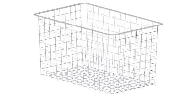 Trådback Mini Vit, 327x427x285mm