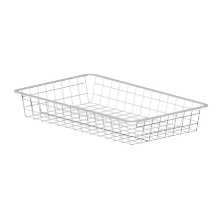 Trådback Vit, 527x527x85mm