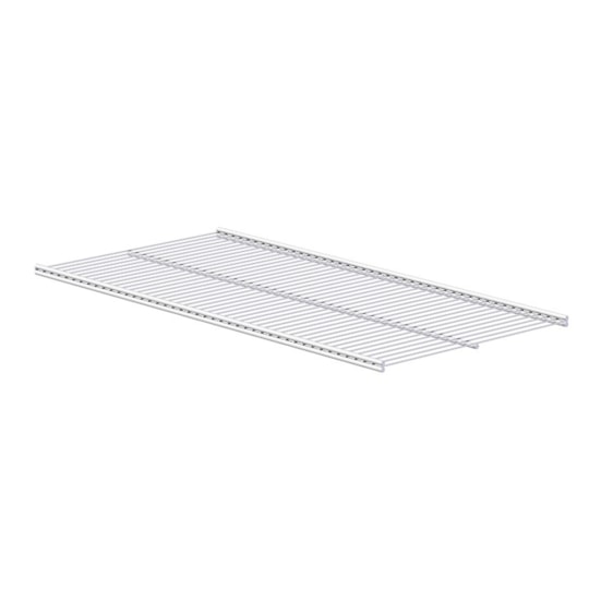 Trådhylla Vit, 621x305x14mm