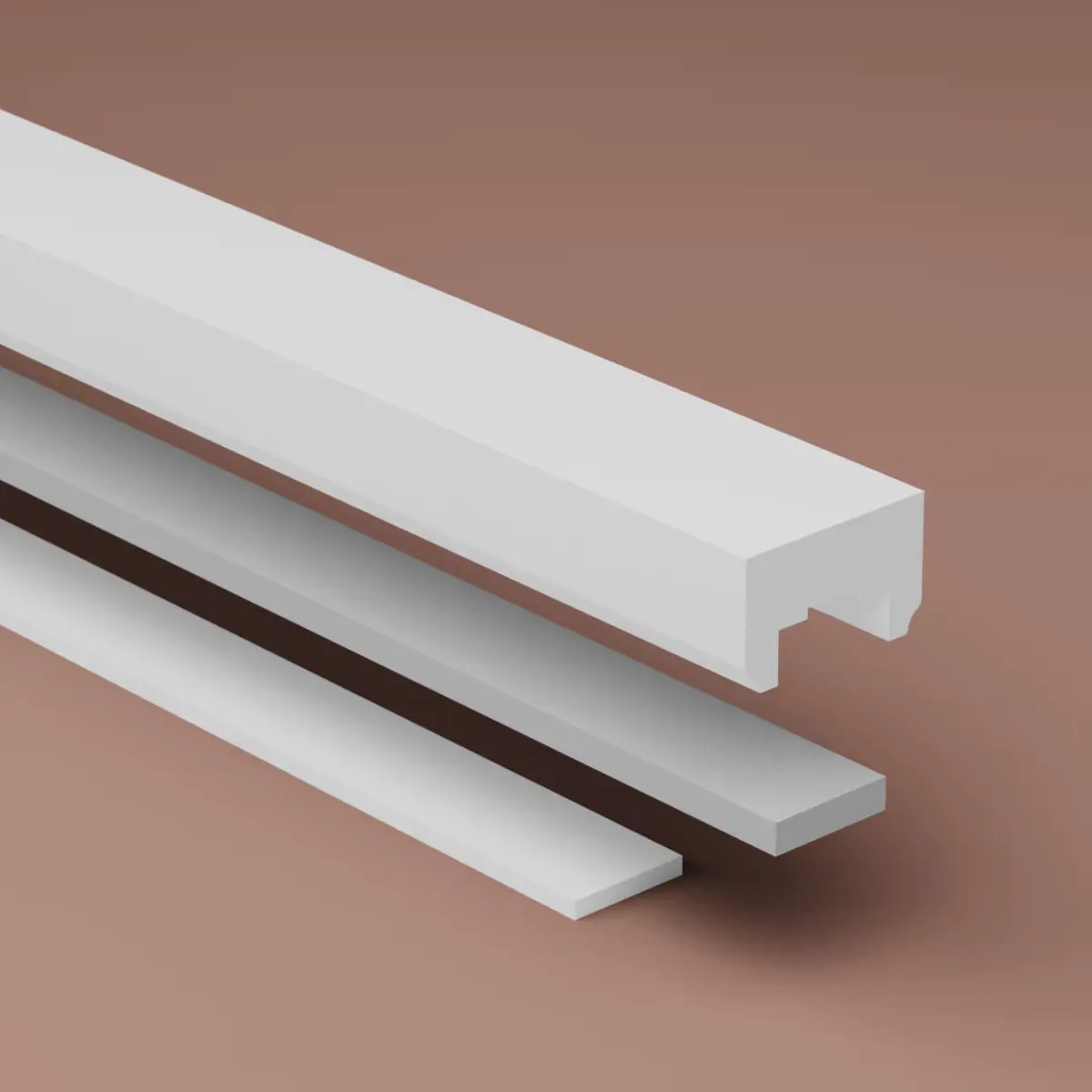 Underliggare Helsinki Furu, Vit, 2300mm