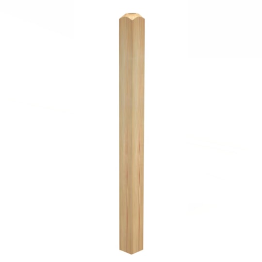 Ändstolpe Oslo Furu, Obehandlad, 1200mm
