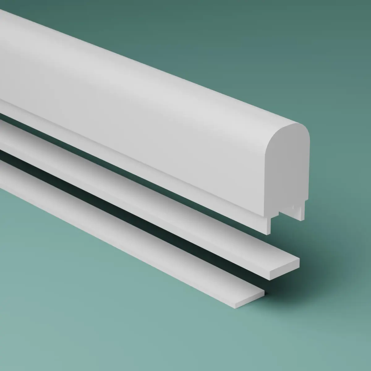 Överliggare Stockholm Mdf, Vit, 2000x60mm