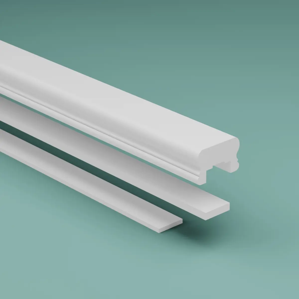 Överliggare Helsinki Furu, Vit, 2300x70mm