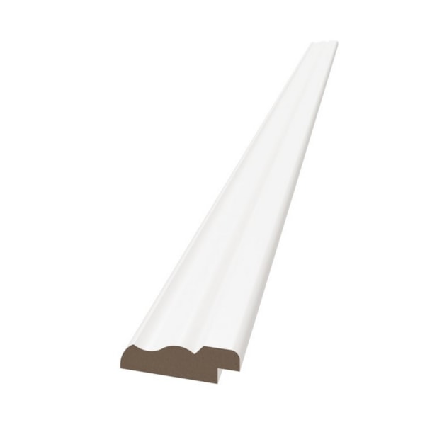 Bröstlist Regina Allmoge Vit, S 0502-y, 2440x56x16mm