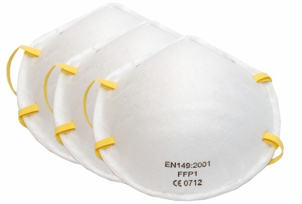 Andningsskydd FFP1S, 3st