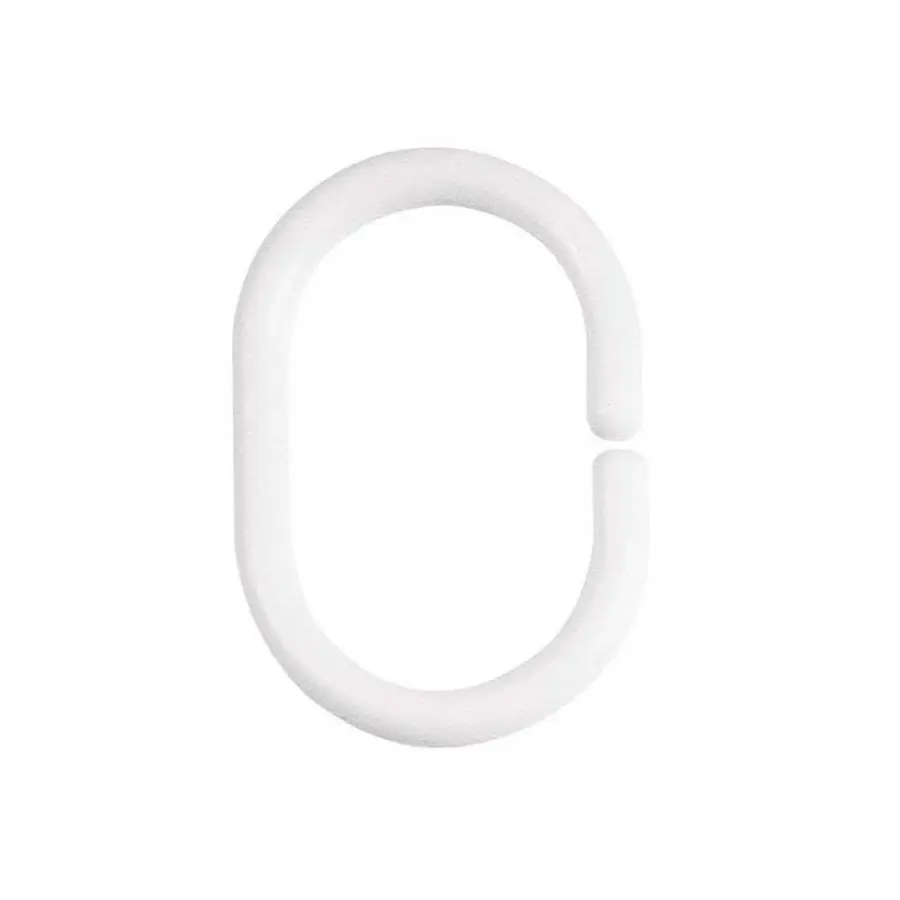 Draperiringar C-minor White, 12st