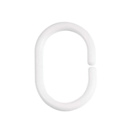 Draperiringar C-minor White, 12st