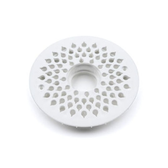 Golvbrunnssil Drop Med Urtag Vit, 150mm