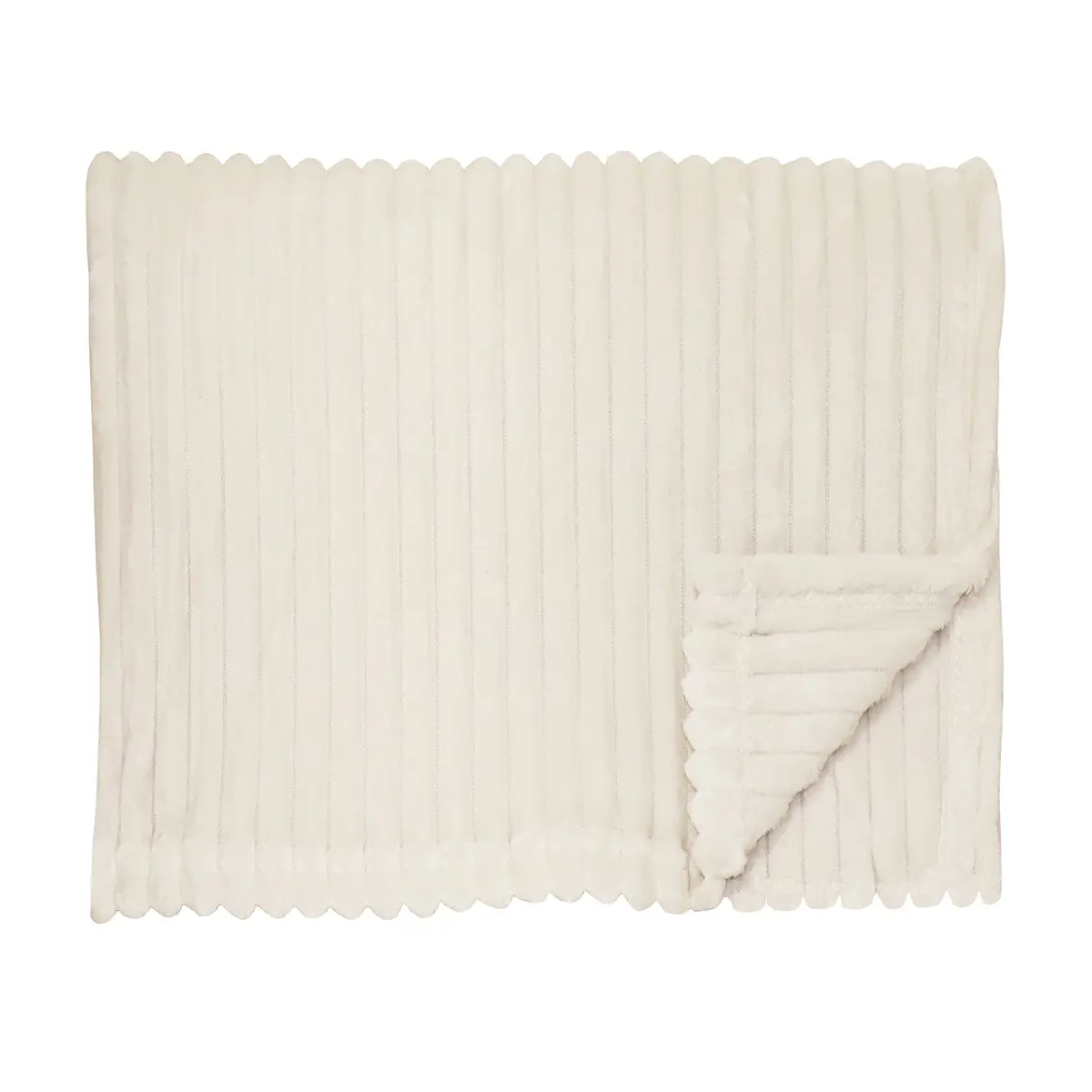 Pläd Baloo Vit, 170x130cm