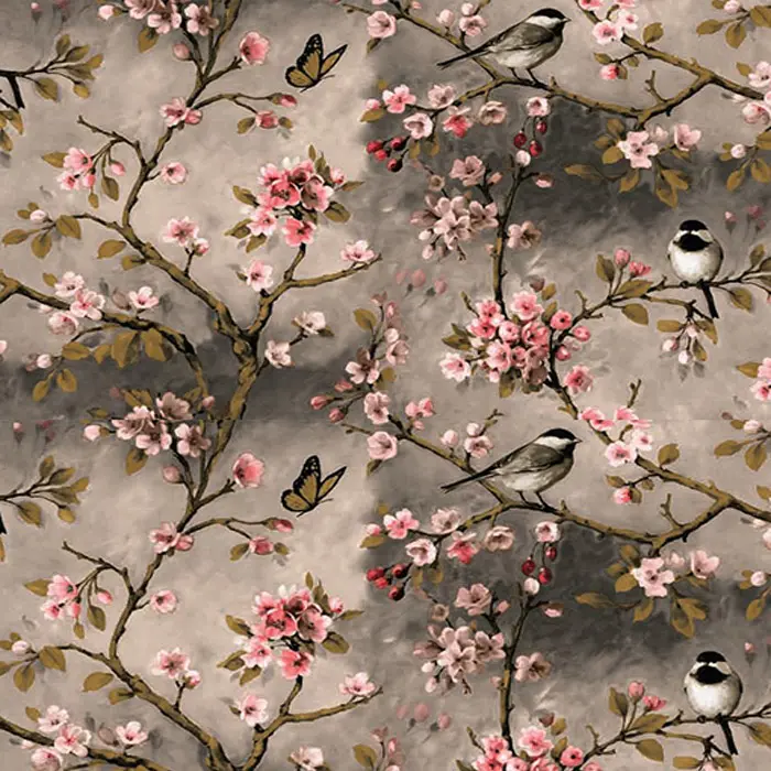 Vaxduk Äppelblom Beige, 140cm