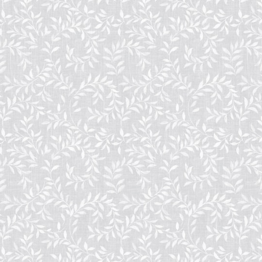 Vaxduk Small Leaf Ljusgrå, 140cm