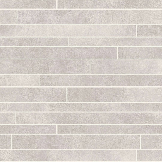 Våtrumsvägg Aquarelle Brick Light Grey 200cm, Ljusgrå