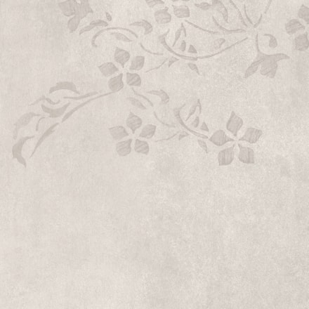 Våtrumsvägg Aquarelle Concrete Flower Light Grey 200cm, Ljusgrå