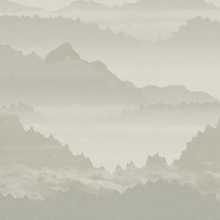 Våtrumsvägg Aquarelle Misty Mountain Grey 200cm, Grå