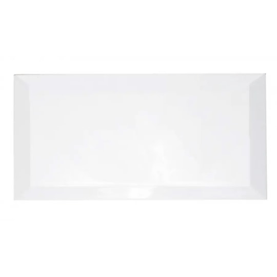 Kakel Blanco Biselado Brillo Vit, 10x20cm