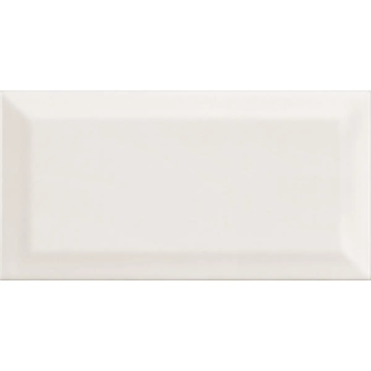 Kakel Blanco Biselado Fasad Mate Vit, 7.5x15cm