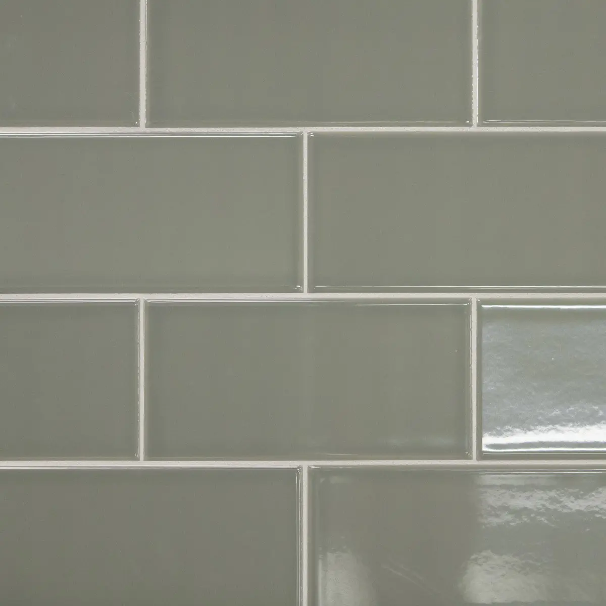 Kakel Sage Liso Brillo Grön, 10x20cm