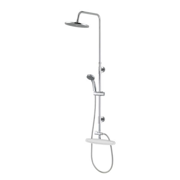 Takdusch Utan Blandare Spa Blank, Krom
