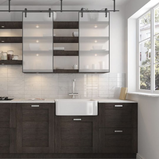 Kakel Carrara Vit, 7.5x30cm, Blank