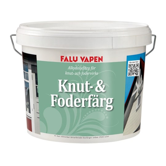 Fönsterfärg Knut Och Foderfärg Vit, 0500-n, 3L