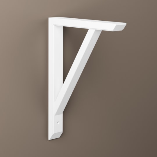 Konsol Carl Vit, Furu, 250x350mm