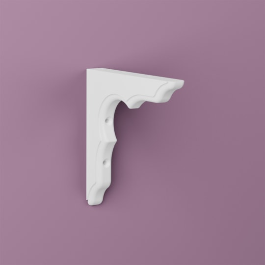 Konsol Anders Vit, Furu, 150x150mm