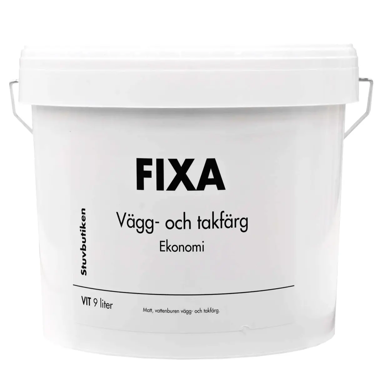 Vägg- och Takfärg Ekonomi Vit, 9L