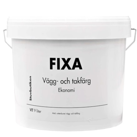Vägg- och Takfärg Ekonomi Vit, 9L
