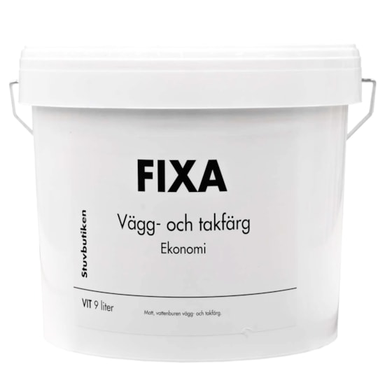 Vägg- och Takfärg Ekonomi Vit, 9L