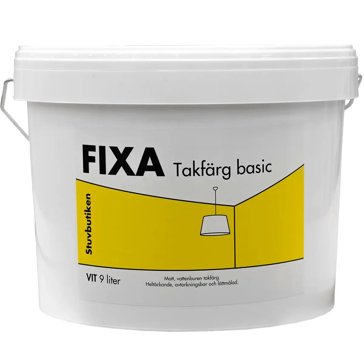 Takfärg Basic Vit, 9L