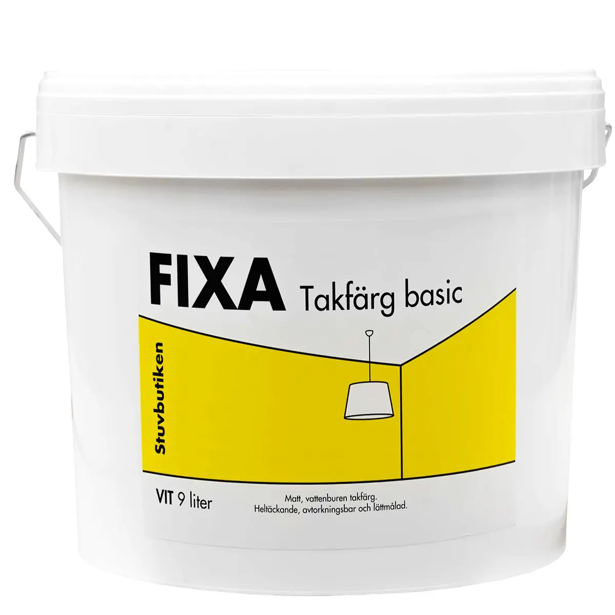 Takfärg Basic Vit, 9L
