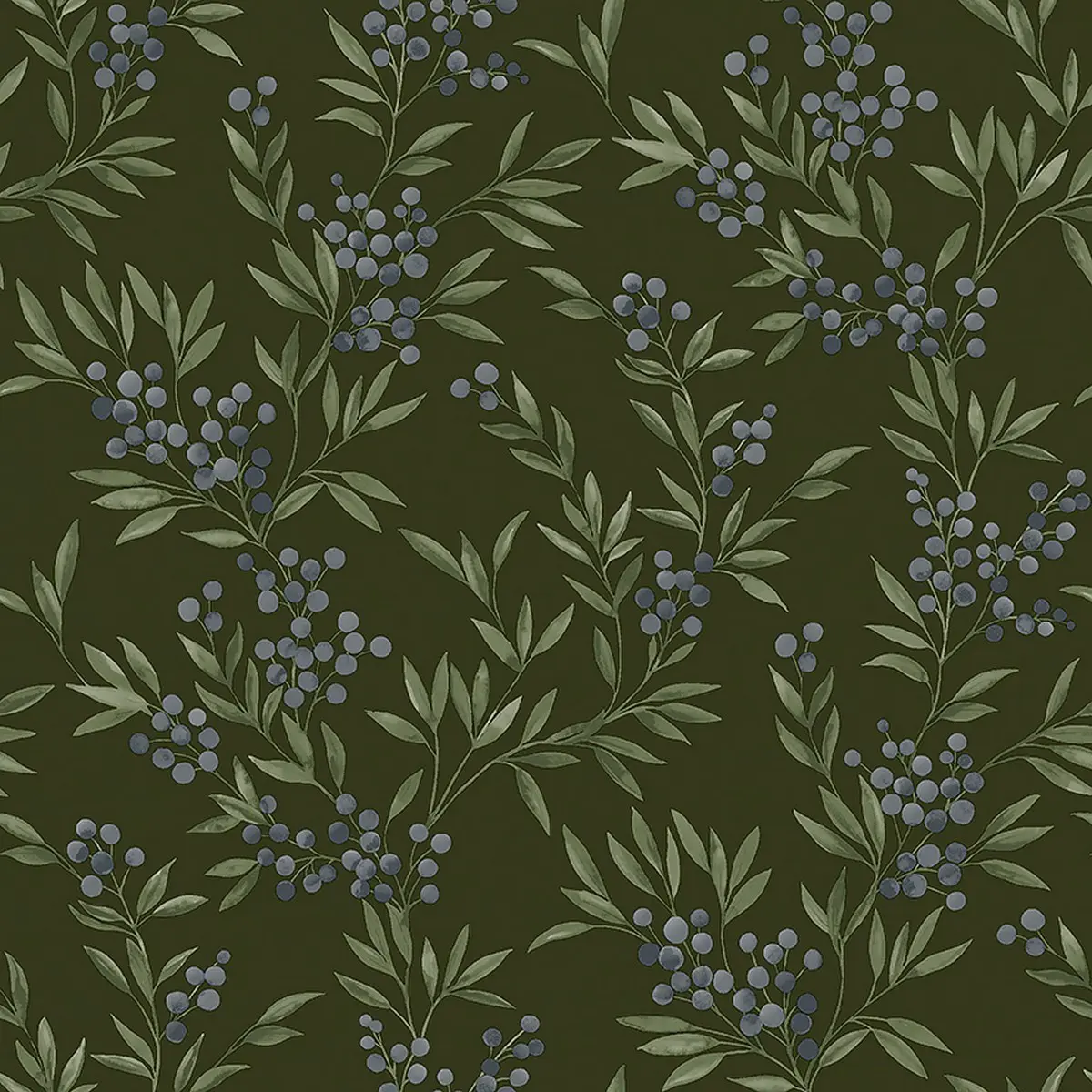 Tapet Woodland Forest Berries 4715