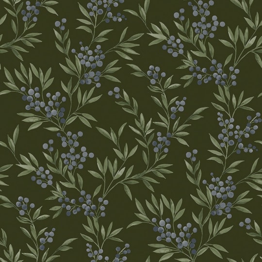 Tapet Woodland Forest Berries 4715