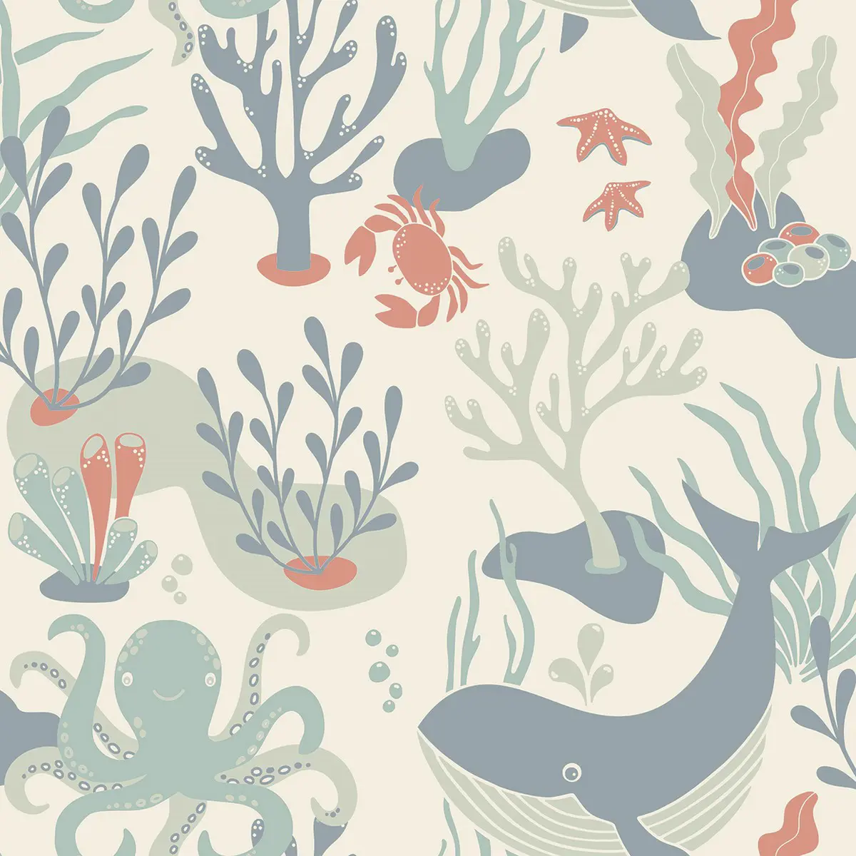 Tapet  Hav & Land Havet Är Djupt 611-02