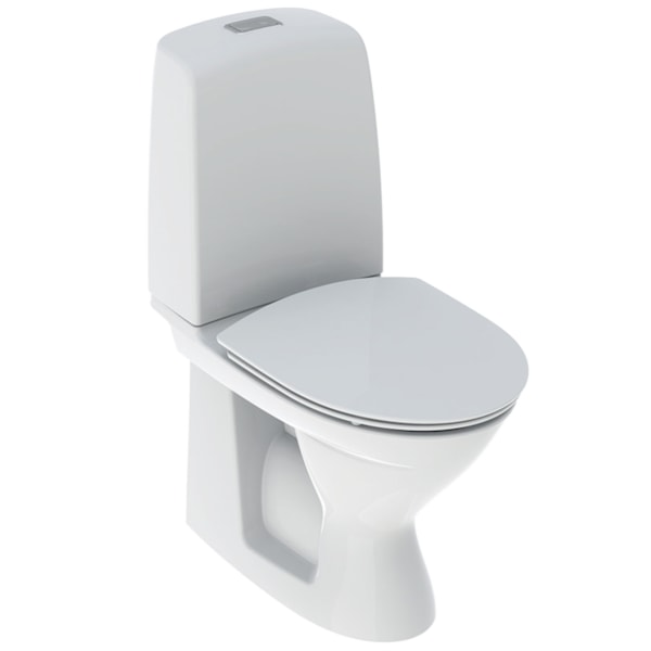 Toalettstol Spira 6260 Rimfree Med Mjuksits Limfästning
